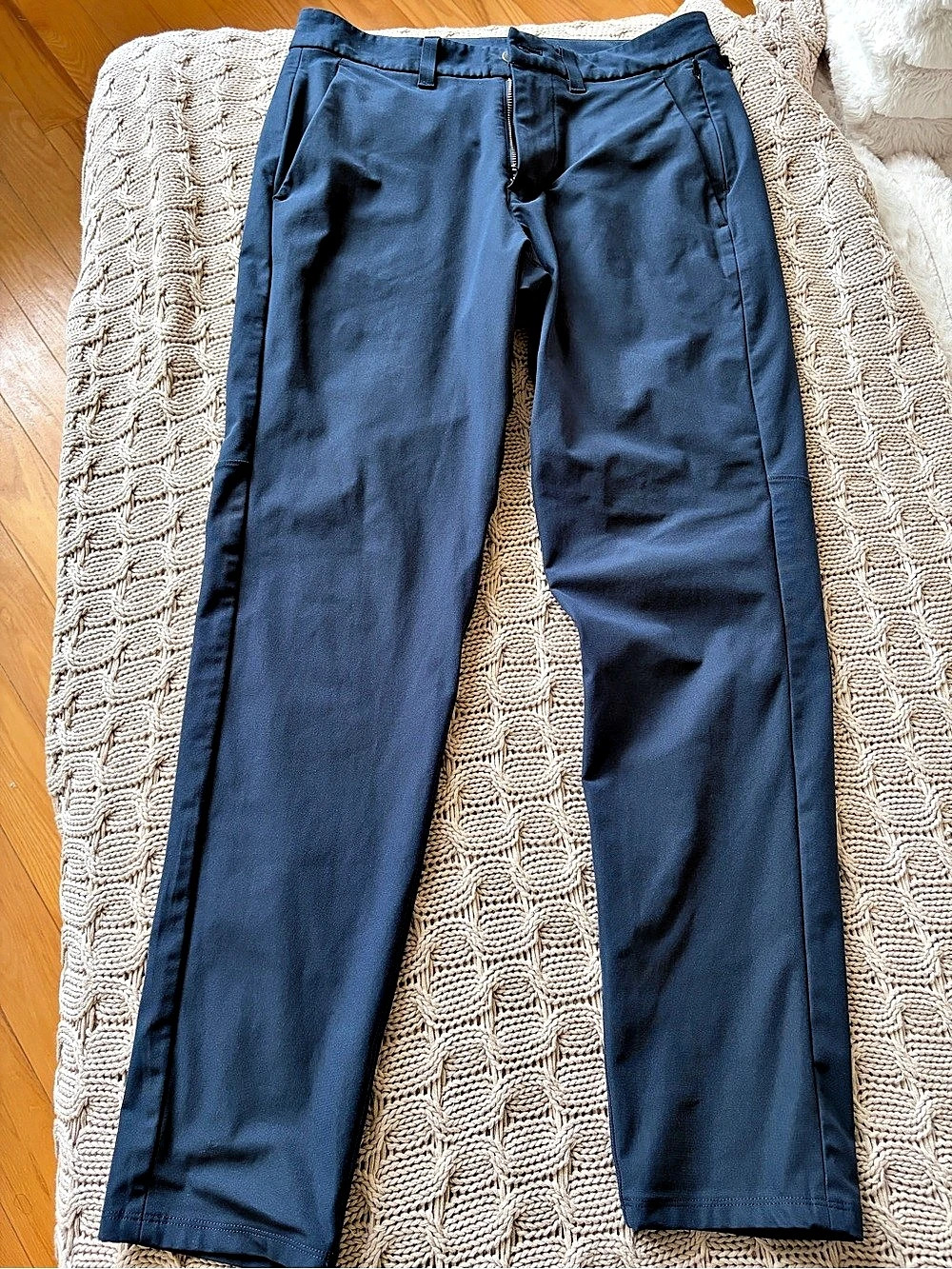Men’s Lululemon ABC Slim-Fit Trouser Warpstreme Blue Pants US waist 28
